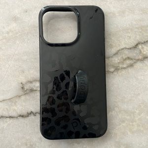 Loopy Case iPhone 13 Pro Midnight Leopard LEFTY